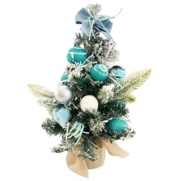 Adorno Navideo Arbol de Navidad Nevado Decorado 40 cms