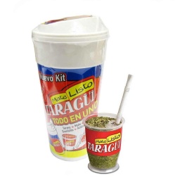 Taragui Mate Listo Todo En Uno. Set Con Termo, Mate, Bombilla y Yerba