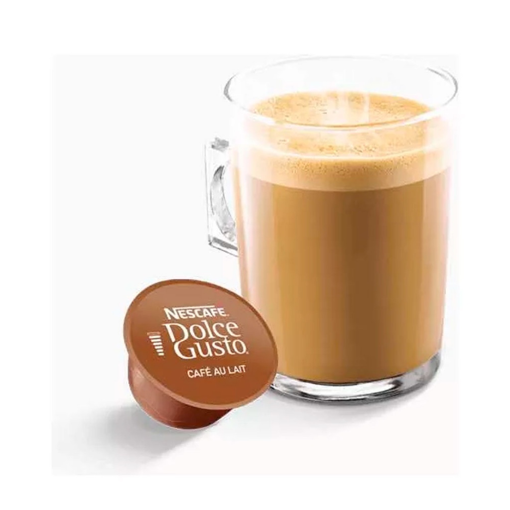 Cápsulas dolce gusto café con leche 16 unidades •